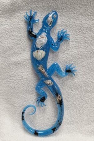 Salamandre inclusion coquillages