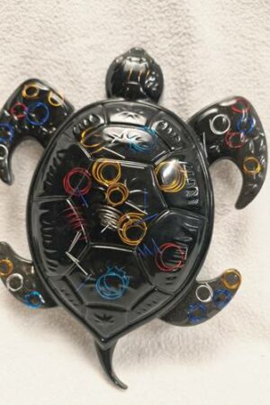 Tortue fil aluminium