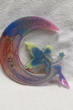 Lune fée  multicolore