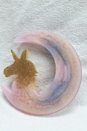 Lune licorne  pailleté