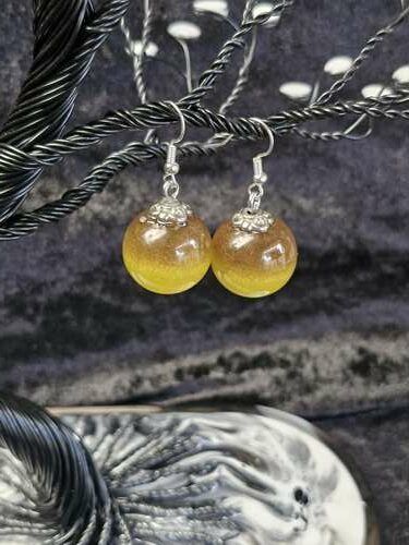 Boucles d'oreilles bronze et or – Image 2