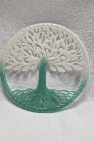 Arbre de vie vert et blanc