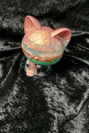 Chat 3D paillettes