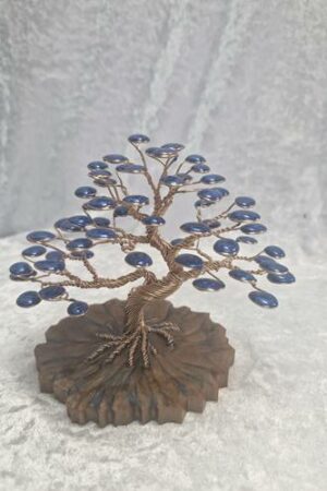Arbre fil aluminium cuivré et bleu