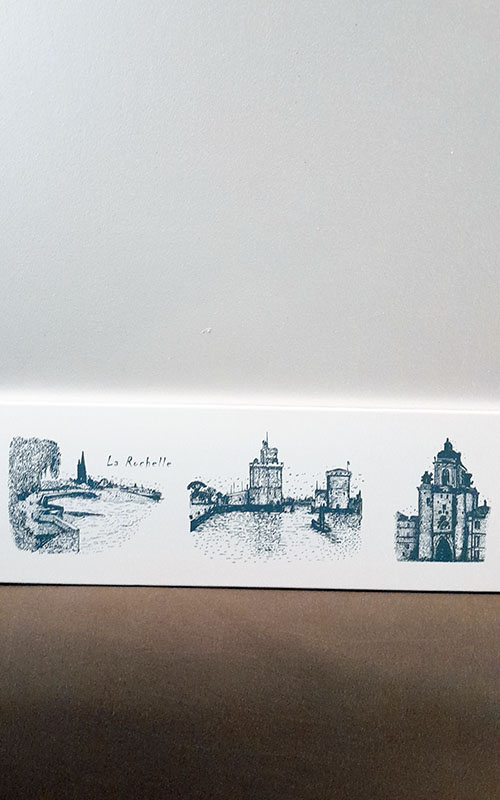 Toile triptyque La Rochelle – Image 2