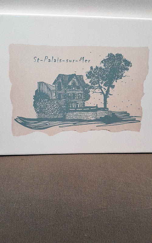 Toile triptyque parchemin - St Palais, La Tremblade et Suzac – Image 3