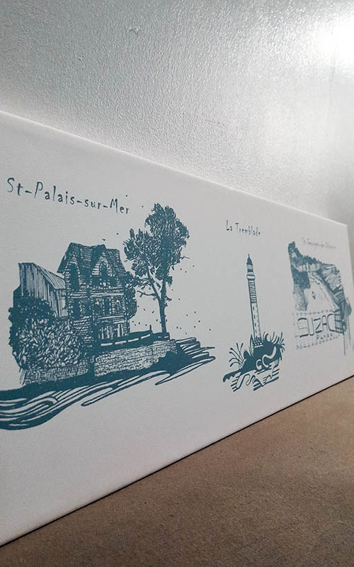Toile triptyque - St Palais, La Tremblade et Suzac