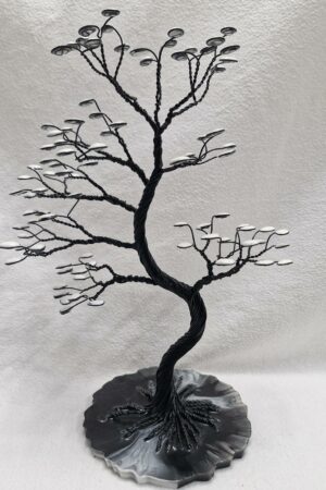 Arbre fil aluminium XL Noir et Blanc wan