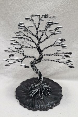 Arbre fil aluminium XL Noir et Blanc wan