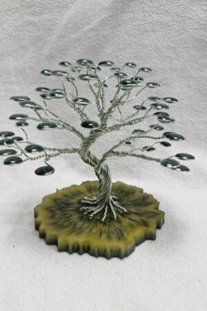 Arbre fil aluminium vert clair et vert  wan