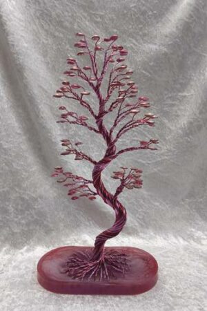 Arbre fil  aluminium XXL rose et rouge