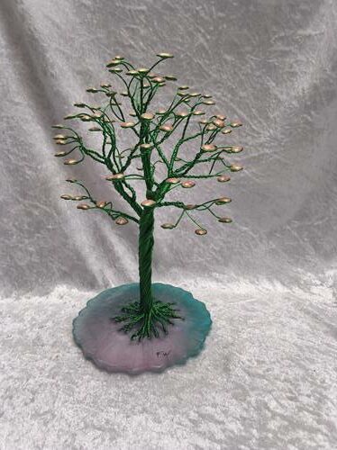 Arbre fil aluminium XL vert