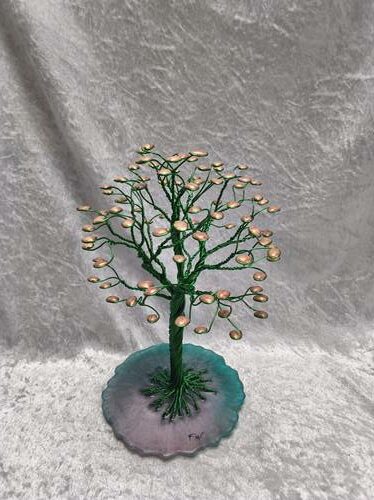 Arbre fil aluminium XL vert – Image 2