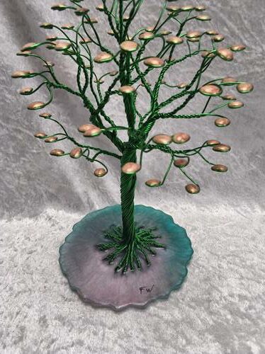 Arbre fil aluminium XL vert – Image 3
