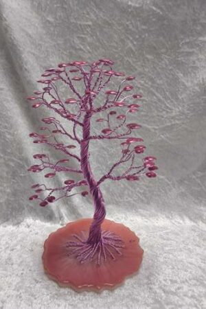 Arbre fil aluminium XL rose