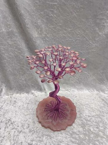 Arbre fil aluminium XL rose – Image 2
